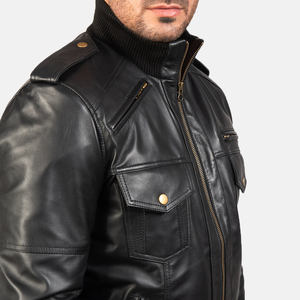 <b>Men's</b> Fashion Design New Arrival <b>Leather</b> <b>Jacket</b> <b>Men</b> <b>Leather</b> <b>Jacket</b> Premium Quality <b>Leather</b> <b>Jacket</b> - Product Image 5