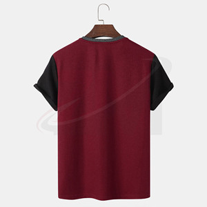 Camiseta 100% algodón, corte ajustado, para hombre, tres colores, logotipo de marca personalizado, camisetas para hombre, fabricante de ropa en grandes cantidades. - Product Image 2