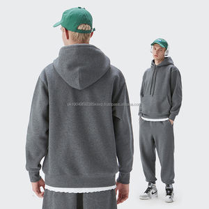Suéter con capucha de color sólido de lana, sudaderas con capucha lisas personalizadas para hombres, sudaderas con capucha de gran tamaño bordadas Unisex para mujeres, sudaderas con capucha impresas - Product Image 5