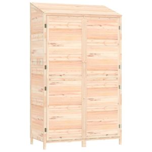 Cobertizo de jardín de abeto de madera maciza 40,2 "x 20,5" x 68,7 "Solución de almacenamiento duradera y versátil - Product Image 2