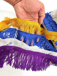 Cinta de Encaje con Flecos de Cadena Multicolor para Coser, Manualidades, Vestidos, Decoración de Cortinas - Product Image 3