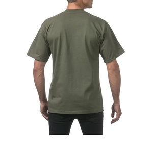 T-shirt décontracté pour homme en coton 100 %, design uni, vêtements de sport pour la course à pied, séchage rapide, respirant, entraînement, fitness - Product Image 4