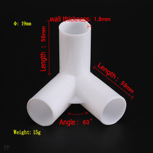 ข้อต่อท่อพีวีซี25มม. 4ทาง, 3ทาง, ข้อศอก, ข้อต่อตรง - Product Image 4