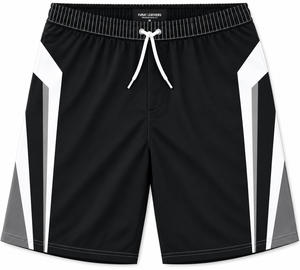 Men's Dye Sublimation Athletic Shorts <b>Mid</b> Elastic Waist Double <b>Layer</b> Sublimation Leopard Print Breathable Quick Dry 100% - Product Image 1