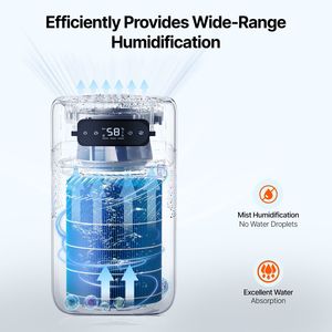 Paquete de 2 filtros de repuesto para humidificador evaporativo BZT 234 de 5L, fácil instalación, uso doméstico - Product Image 3