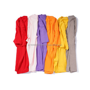 Camiseta de Hombre Oversize de Alta Calidad, Tejido Grueso, Lisa, Personalizable con Impresión y Bordado, Tallas Grandes - Camiseta Lisa de Punto - Product Image 2