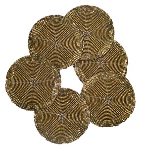 Napperon perlé fait main en gros pour Noël traditionnel, idéal pour la décoration commerciale des restaurants et Halloween - Product Image 4