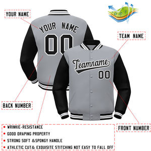 Vestes d'hiver pour hommes personnalisées OEM, en tissu polyester, chaudes, style bomber, style baseball, grandes tailles, personnalisables - Product Image 2