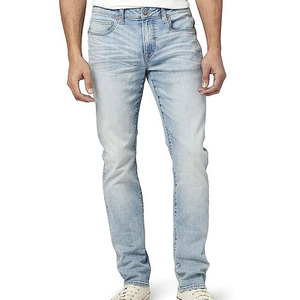 <b>Men's</b> Casual Canvas <b>Jeans</b> Fit Straight Mid Waist Ripped Streetwear <b>Drawstring</b> Closure Fleece Thickness Quick Dry Lightweight - Product Image 1