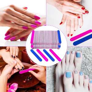 Lime à ongles à grain fin et grossier pour une finition parfaite Lime à ongles durable en émeri pour manucure et pédicure - Product Image 6