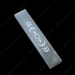 Losa de Selenita Pulida Xiangfu Feng Shui, Piedras de Cristal Curativas de los 7 Chakras - Product Image 4