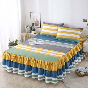 Ensemble de housse de couette matelassée couleur crème, rembourrage en polyester, utilisation hivernale, lavable en machine, hypoallergénique, respirant - Product Image 4