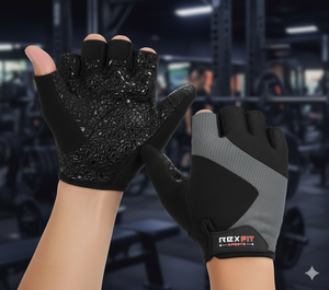 REXFIT SPORTS Gants de musculation avec support de poignet pour l'entraînement et le fitness, tractions, cyclisme, haltères - Product Image 3