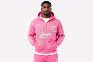 Sudadera con capucha extragrande de alta calidad para hombre, estilo urbano, con cremallera, aspecto vintage, sudadera con capucha extragrande 2026 - Product Image 2