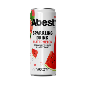 Nuevo Diseño Abest Agua Carbonatada 250ml, Agua con Gas con Sabor a Frutas, Sabor Sandía y Mango, Último Sabor - Product Image 2