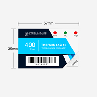 Indicateur thermique d'étiquette Timestrip Indicateur de température et de temps irréversible