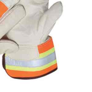 Gants de sauvetage en cuir de chèvre et de vache pour la descente en rappel rapide, gants tactiques d'escalade en corde - Product Image 4