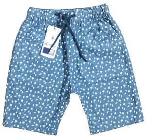 Pantalon court pour garçon 100% coton 4-13 ans Short de poche élastique décontracté avec décoration à motifs pour impression globale - Product Image 5
