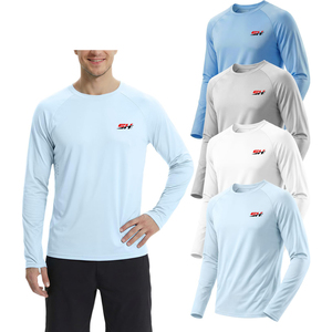 Camisa de Pesca Profesional con Protección Solar UPF, Manga Larga, Ropa Deportiva para Hombre, Pesca al Aire Libre, Deportes Acuáticos - Product Image 1