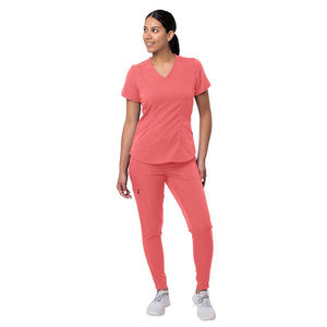 Ensemble de blouses médicales pour femmes, best-seller – Tissu extensible, hauts d'infirmière, uniforme d'hôpital, vente en gros - Product Image 4