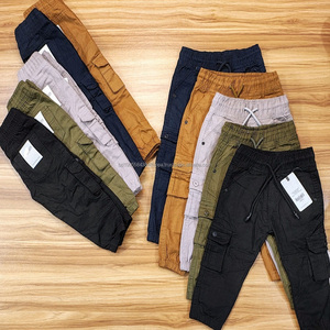 Vêtements pour enfants en coton fabriqués au Bangladesh, styles variés et tendance, assortiment de pantalons pour garçons et filles, automne - Product Image 3