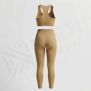 Conjunto de Yoga sin Costuras de Secado Rápido para Mujer, Sujetador Deportivo Reversible, Leggings Transpirables, Ropa Deportiva, Color Personalizado - Product Image 2