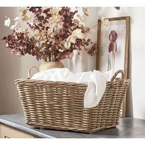 Natural <b>Rectangular</b> Rattan <b>Basket</b> for Home <b>Storage</b> Decorative Display and International Wholesale Buyers - Product Image 3