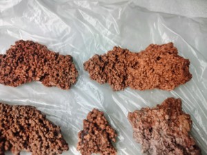 Cristal Rojo Natural, Colección de Minerales en Bruto, Especímenes Artísticos y Coleccionables, Muestra de Roca de Maharashtra, Minerales AK - Product Image 3