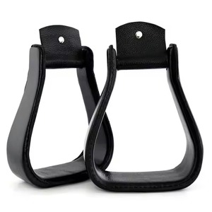 Estribos de Seguridad de Aluminio para Montar a Caballo, Estribos Ecuestres Antideslizantes con Protección para el Tobillo, Premium para Arena y Equitación Veterinaria - Product Image 1
