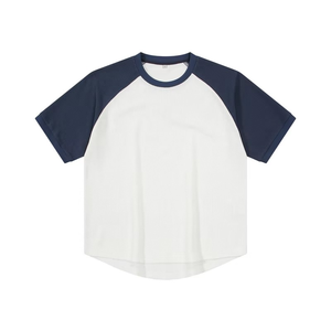 Camisetas Blancas de Algodón de Alta Calidad al por Mayor, Diseño Nuevo, Camisetas con Dobladillo Curvo Extra Grande para Hombre con Tu Logotipo - Product Image 4