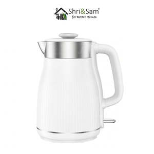 Modern 1.8L Double Wall <b>Electric</b> <b>Kettle</b> <b>Stainless</b> <b>Steel</b> 304 Stylish <b>Stainless</b> <b>Steel</b> Design - Product Image 1
