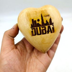 Luxury Wooden Heart Shape Cremation <b>Keepsake</b> Urn <b>Memorial</b> Tribute Holder Designed With Durable Secure Closure Style - Product Image 3