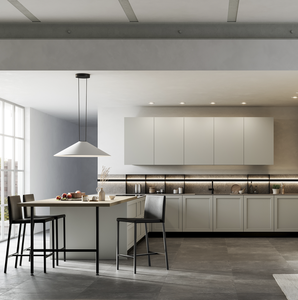 Ensemble de rangement de cuisine modulaire autoportant de style shaker européen personnalisé JY Project pour cuisines commerciales - Product Image 1