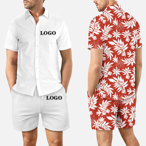 Conjunto de Camiseta y Pantalones Cortos para Hombre, Estilo Casual de Verano, Transpirable, Ligero, Corte Regular, Cierre con Cordón, Ropa Urbana - Product Image 6