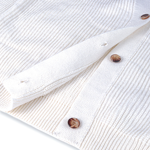 Cardigan décontracté pour femme, hiver, épais, anti-plis, simple, col en V, manches longues, tricot torsadé, 3 boutons, épaules tombantes, 380-580g - Product Image 5