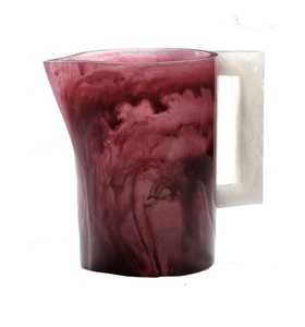 Carafe à eau Lumivara Luxe – Pichet en résine époxy fait main de qualité supérieure avec un design raffiné bordeaux pour les fêtes, les dîners et la décoration - Product Image 3