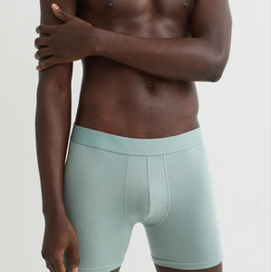 Calzoncillos Boxer para Hombre, Sexy, 100% Algodón, con Logotipo Personalizado, Corte Medio, Deportivos, Tejido de Punto, Secado Rápido, Transpirables - Product Image 4