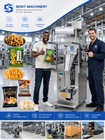 Machine d'emballage automatique de sachets de poudre et de granulés, 15 sachets/min, équipement de remplissage et de scellage pneumatique pour sacs en plastique et en papier