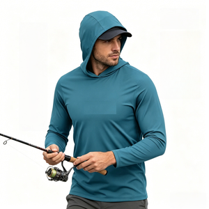Sudaderas de pesca sublimadas con tela de poliéster que absorbe la humedad, impresión de etiquetas personalizadas y servicios de producción al por mayor. - Product Image 3