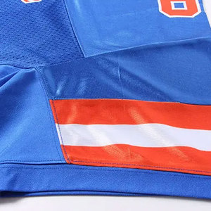 Wholesale Customized Heat-Transfer Printed Adults American Football Uniform Oversized College Training Jersey Unisex Team Name - Product Image 4