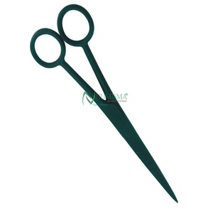 Tijeras de Peluquería de Acero Inoxidable Plegables para Diestros con Mango con Recubrimiento de Color, Reposamanos Ajustable y Hoja Afilada - Product Image 3