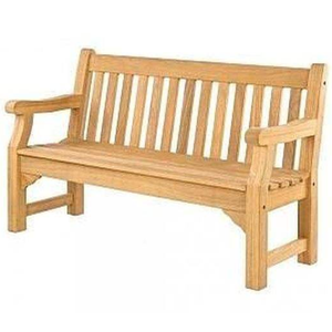 Banc de jardin en teck, design moderne, adapté à l'extérieur, robuste et durable - Product Image 3