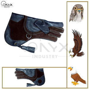 Gants professionnels en cuir pour la manipulation des oiseaux, triple couche, anti-épines, pour l'entraînement des rapaces, protection pour les dresseurs - Product Image 6