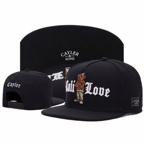 Casquette Snapback Noire Unisexe <span class=keywords><strong>Cayler</strong></span> & <span class=keywords><strong>Sons</strong></span> Style Urbain avec Broderie Personnalisée 6 Panneaux Ajustable - Product Image 1