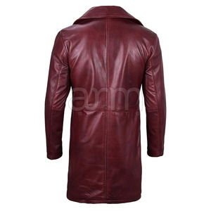2026 New Custom Men's Leather Winter <b>Coat</b> High Quality Winter <b>Long</b> <b>Coat</b> In Wholesale Price - Product Image 3