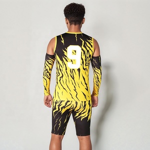 Uniforme de Fútbol Sublimado sin Mangas 7v7 al por Mayor, Diseño Personalizado, Transpirable, Talla Grande, Secado Rápido, en Venta - Product Image 4