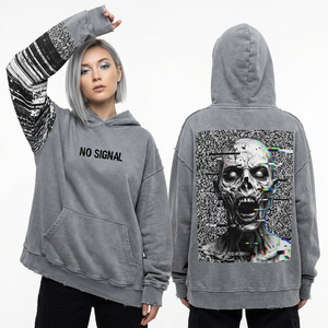 Custom Lavender Purple Acid Wash Hoodie Women Oversized <b>Rose</b> Graphic Print Distressed Streetwear Pastel Goth Pullover <b>Top</b> Shop - Product Image 2