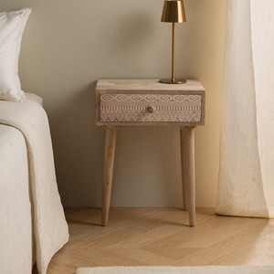 วานดาน่า แอมเบอร์ วิชั่น โต๊ะข้างเตียงไม้มะม่วง - Product Image 1