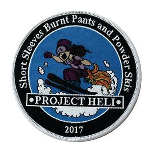 Project Heli 2017 Embroidered Iron-On Patch Circle <b>Badge</b> for Clothing Gifts - Product Image 1