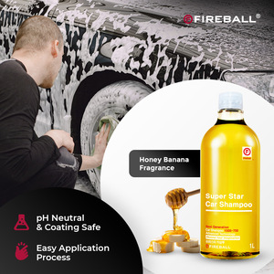 Champú Fireball Super Star 1L (ROJO-AMARILLO-VERDE-AZUL-MORADO) Concentrado Líquido Premium para Lavado de Autos con Fragancia Suave/Fresca - Product Image 6